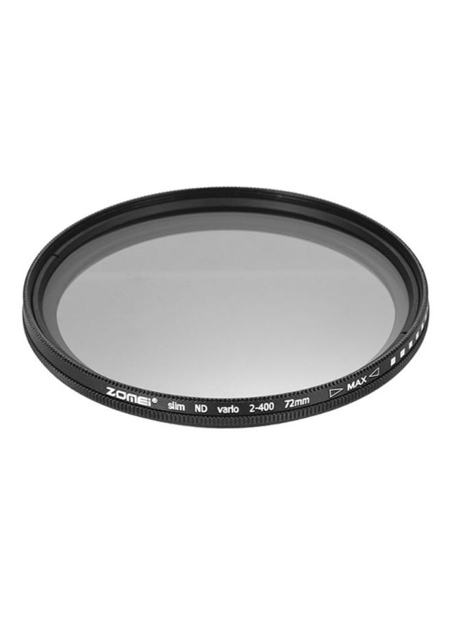 Ultra Slim Variable Fader Neutral Density Filter Black