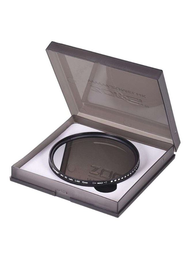 Ultra Slim Variable Fader Neutral Density Filter Black