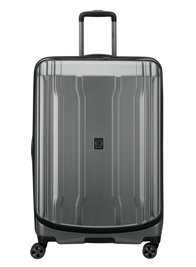 Delsey Cruise 80cm Hardcase 4 Double Wheel Check-In Luggage Trolley Platinum