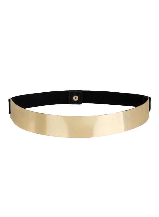 Elastic Metal Waist Belt Gold