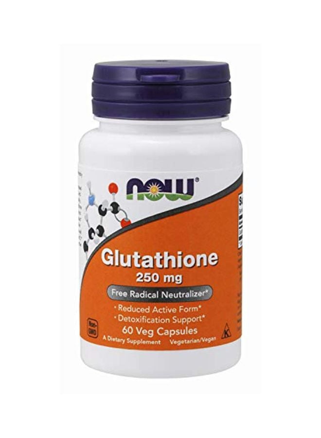 Glutathione Dietary Supplement 250mg - 60 Veg Capsules