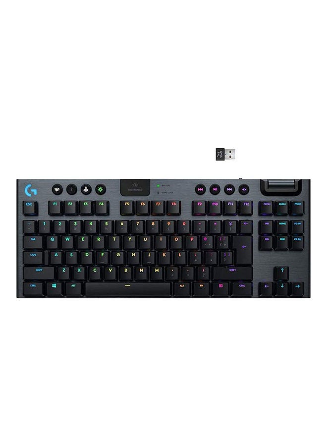 Logitech G915 TKL Tenkeyless Lightspeed Wireless RGB Mechanical Gaming Keyboard - White