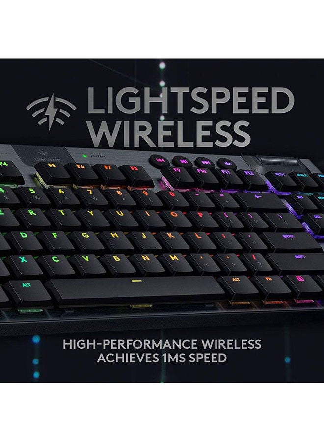 Logitech G915 TKL Tenkeyless Lightspeed Wireless RGB Mechanical Gaming Keyboard - White