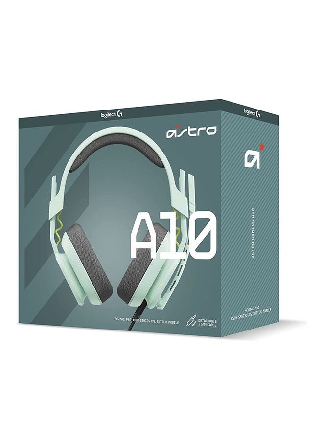 ASTRO A10 PC Sea Glass Mint Gaming Headset