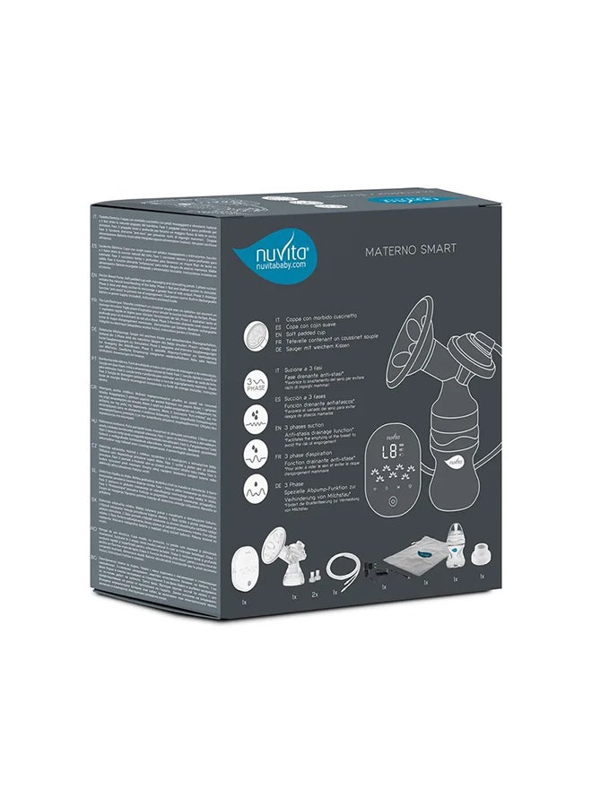 Materno Smart 3 Phase Electric Breast Pump - White