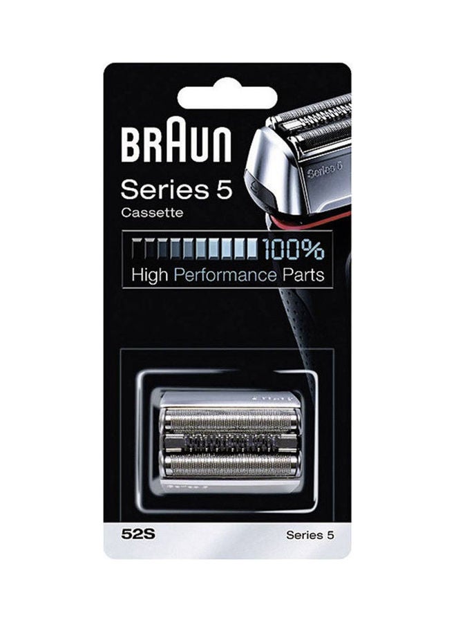 Series 5 52S Electric Shaver Head Replacement Cassette Silver