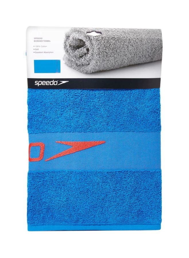 Border Towel Blue 140x70cm