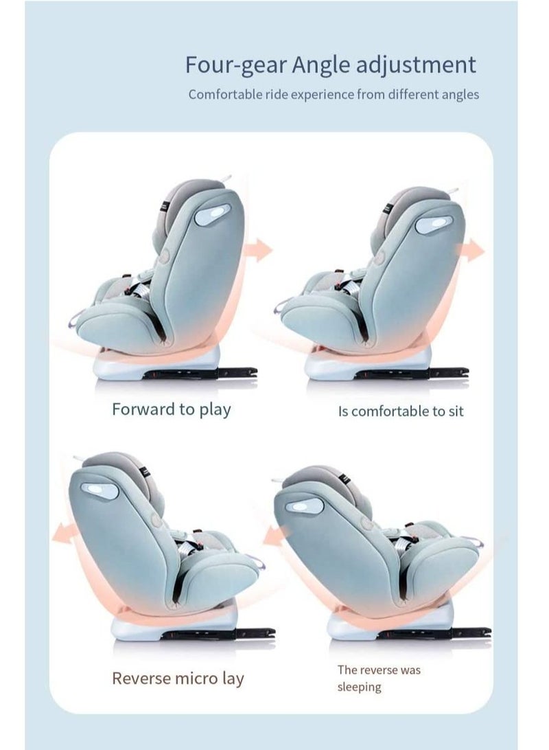 COOLBABY Baby Car Seat For Baby Infant 0-4 Years Old Universal Rotatable Two-way Installation Can Sit And Lie Down