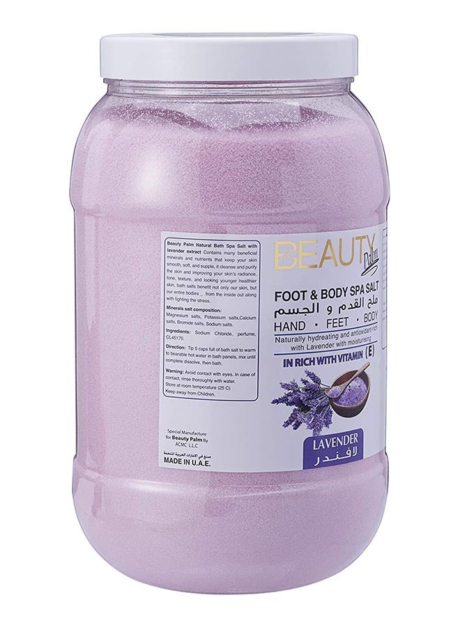 Foot And Body Spa Salt Lavender 5kg