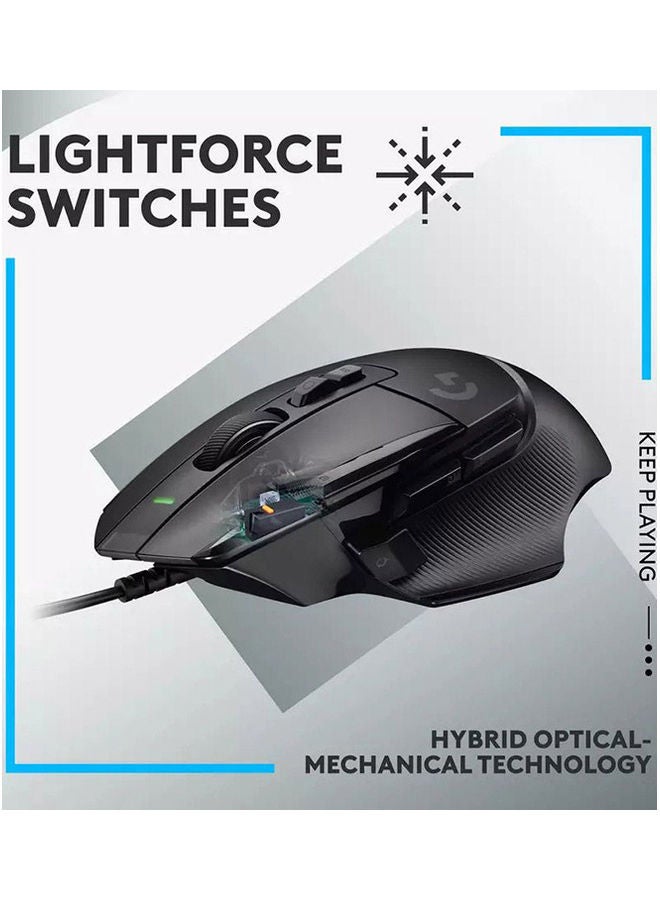 Logitech G502 X Wired Mouse - Black
