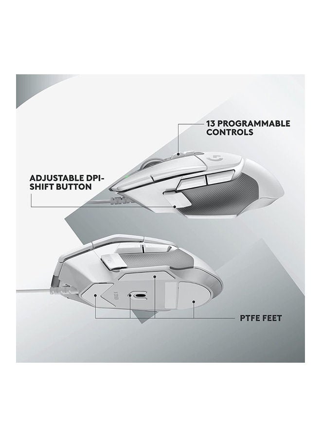 Logitech G502 X Wired Mouse - White