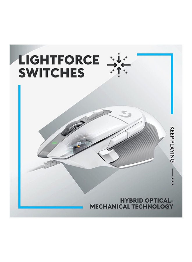 Logitech G502 X Wired Mouse - White