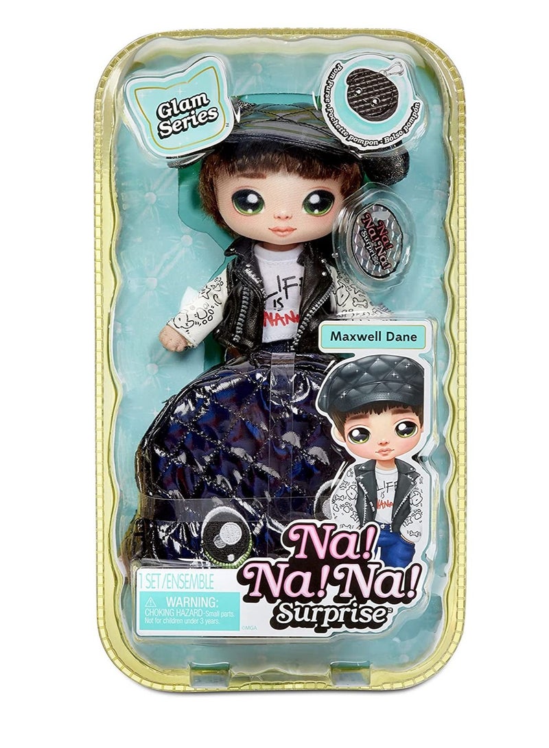 2-In-1 Soft Fashion Doll Glam Series 1 - Maxwell Dane