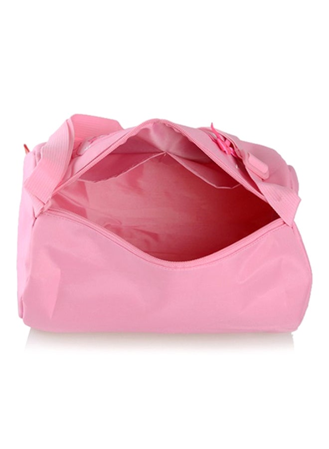 Embroidered Ballet Crossbody Bag Pink