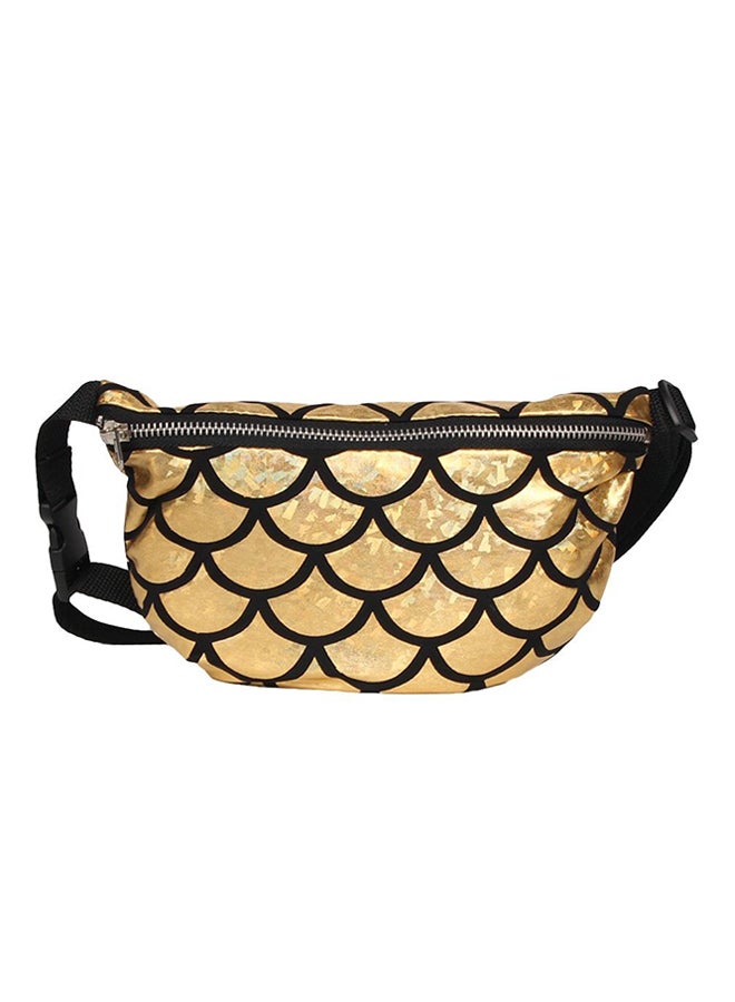 Shiny Crossbody Bag Gold