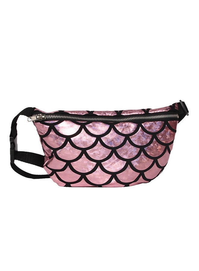 Shiny Crossbody Bag Pink