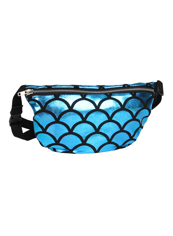 Shiny Crossbody Bag Blue