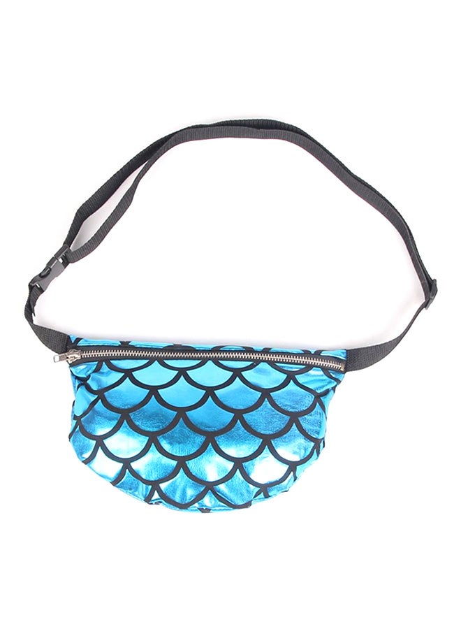 Shiny Crossbody Bag Blue