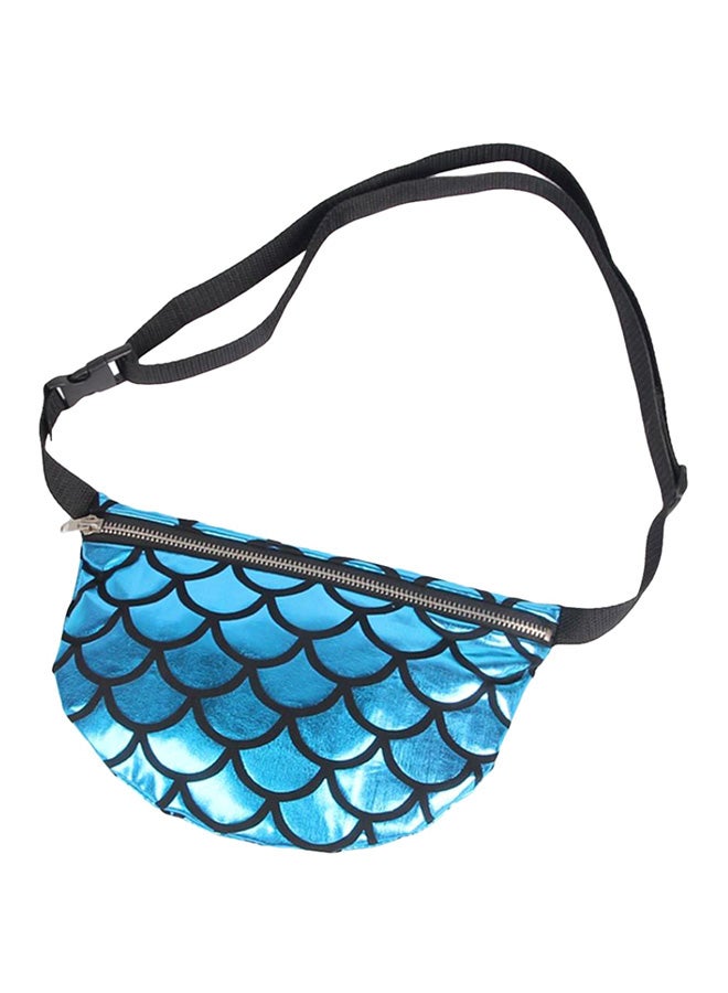 Shiny Crossbody Bag Blue