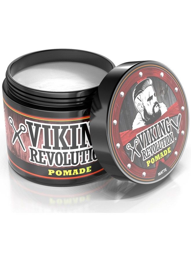 Hair Pomade For Men (New Formula)  Medium Hold And Matte Shine Free For Classic Look 4Oz  Water Based & Easy To Wash Out