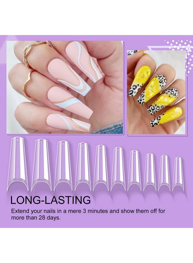 Nail Tip And Glue Gel Kit  Valentine