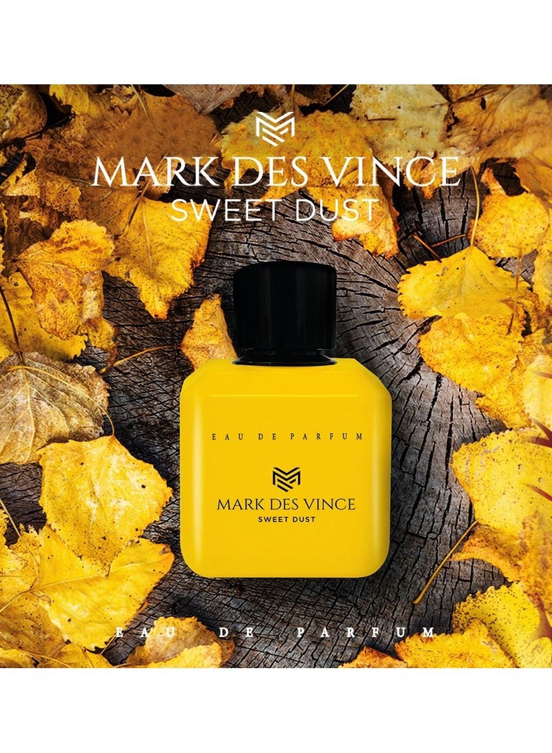 Mark Des Vince Sweet Dust Perfume Gift Set For Women Eau De Parfum 100ML + Body Mist 200ML + Concentrated Perfume Oil 15ML (Pack of 3)