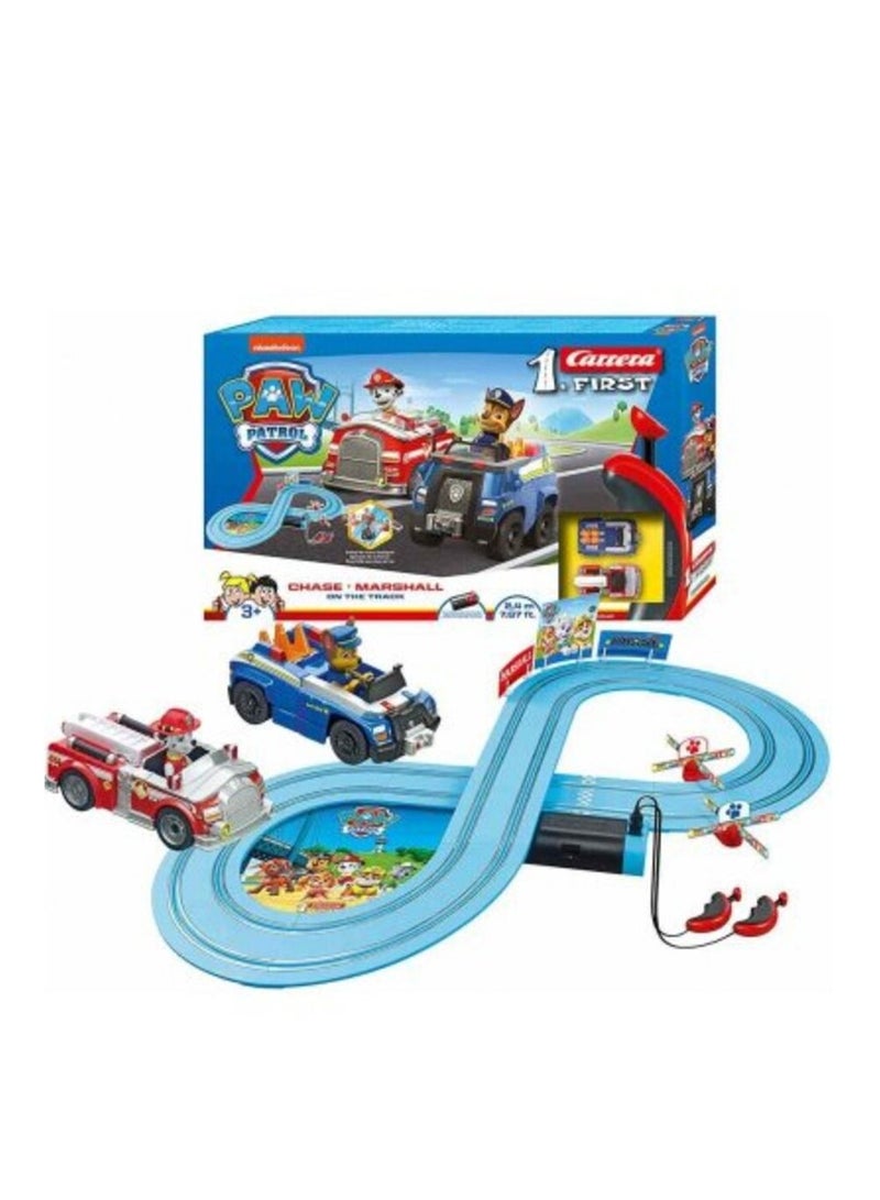 First Race Track Paw Patrol Chase & Marshall 2.4M
