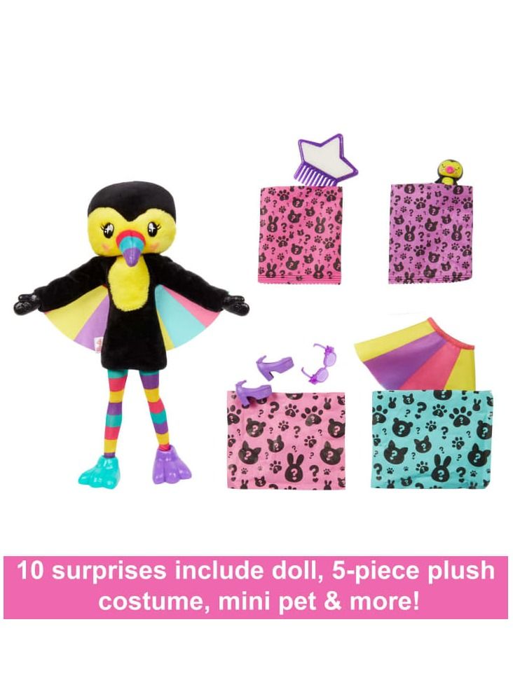 Cutie Reveal Jungle Series Toucan Doll