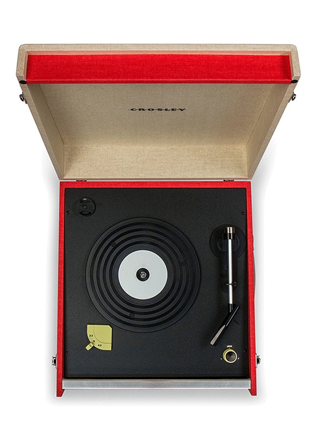 Dansette Bermuda Wireless Turntable 710244202572 Red/Beige