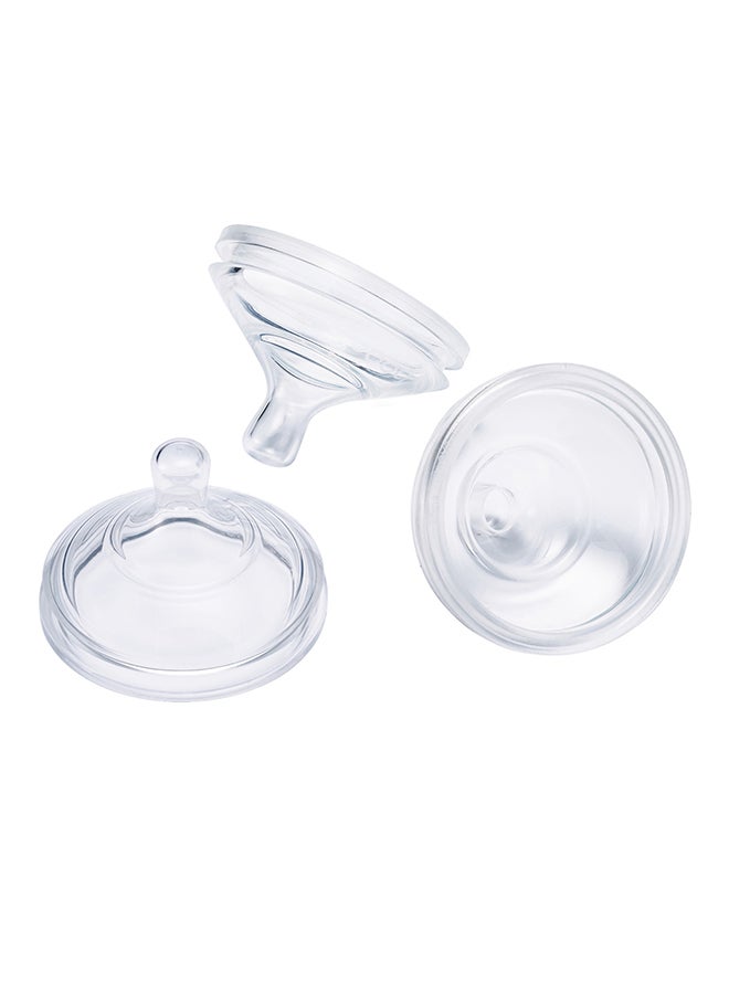 3-Piece Nursh Feeding Bottle Set (0M+) 4ounce