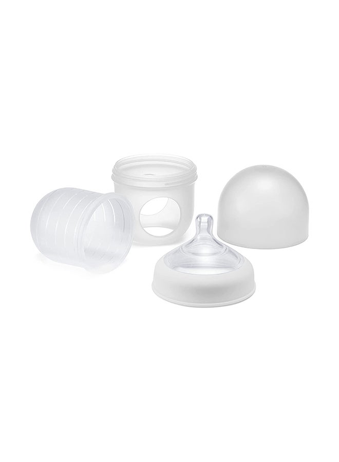 3-Piece Nursh Feeding Bottle Set (0M+) 4ounce