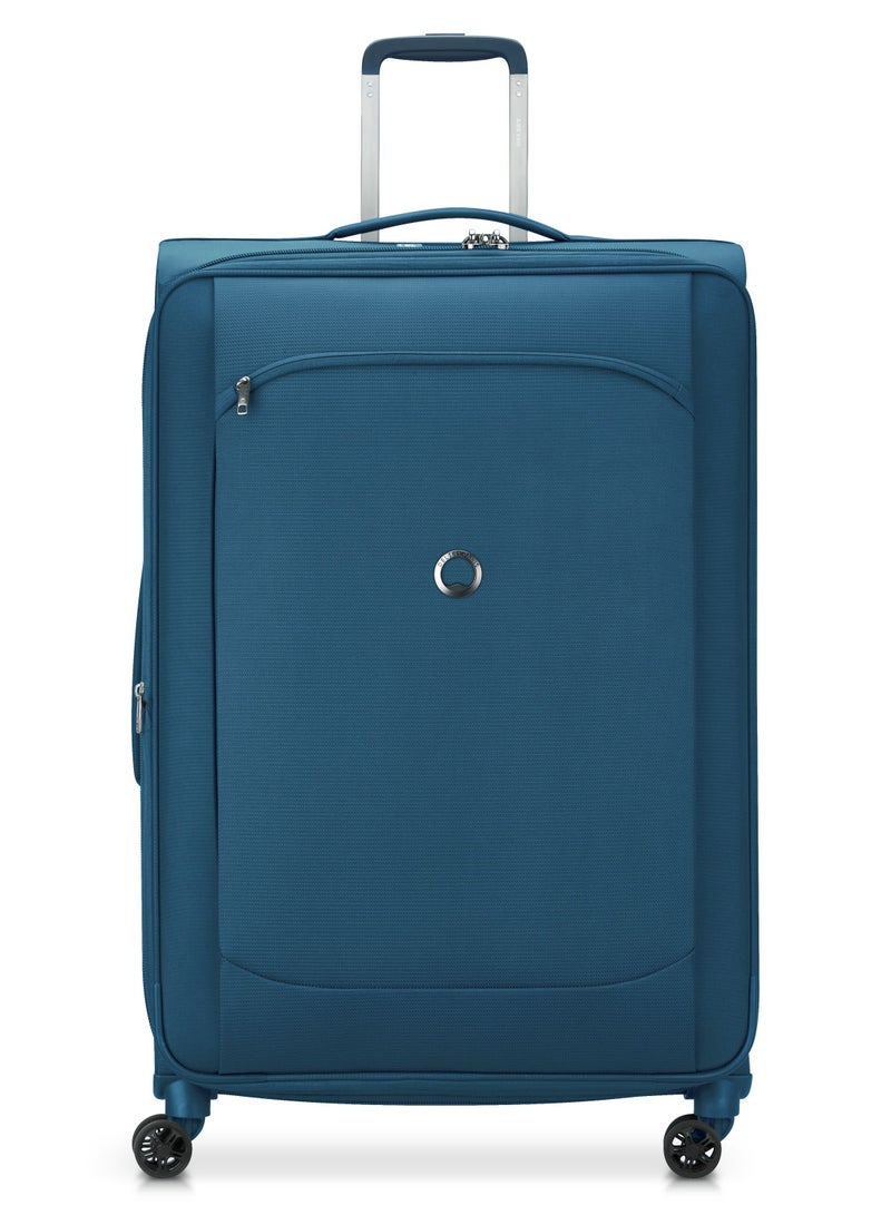 Delsey  Montmartre Air 2.0 83cm Softcase 4 Double Wheel Expandable Check-In Luggage Trolley Light Blue