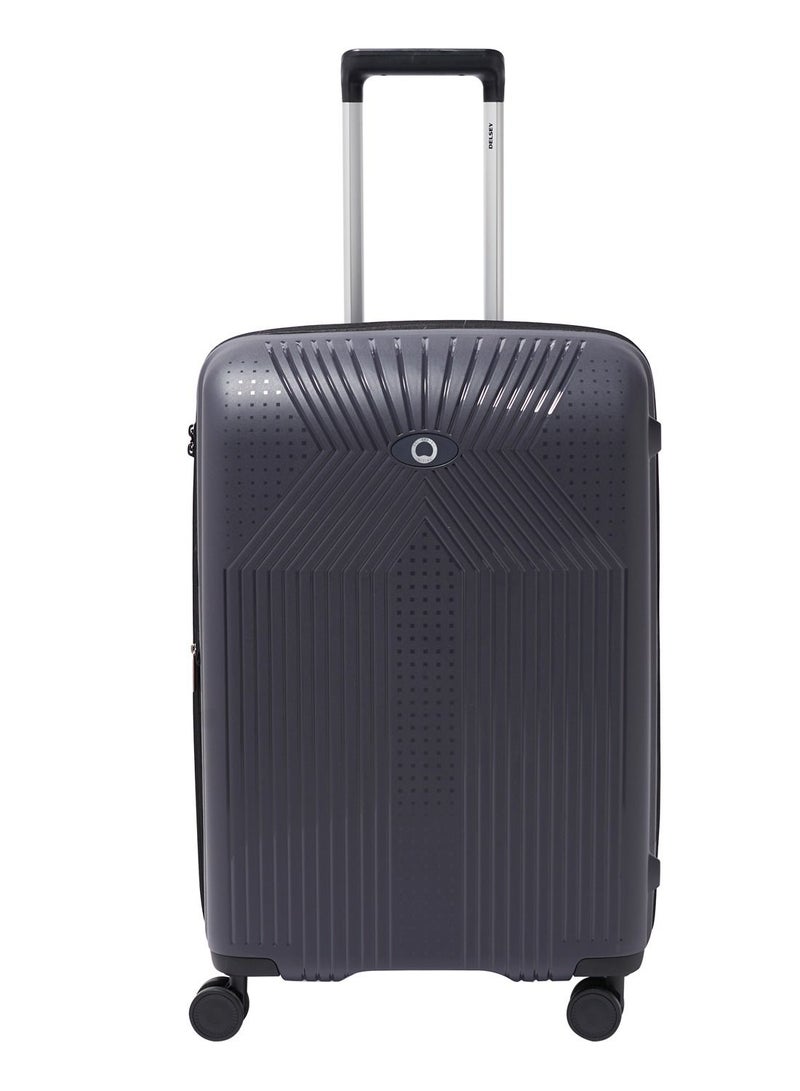 Delsey Ordener 2.0 66cm Hardcase 4 Double Wheel Expandable Check-In Luggage Trolley Anthracite