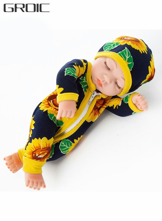 Reborn Baby Dolls,30cm Real Life Soft PVC Sleep Newborn Baby Doll with Clothes for Kids Doll Toy,Pretend to Play with Toys,Role Playing Toys