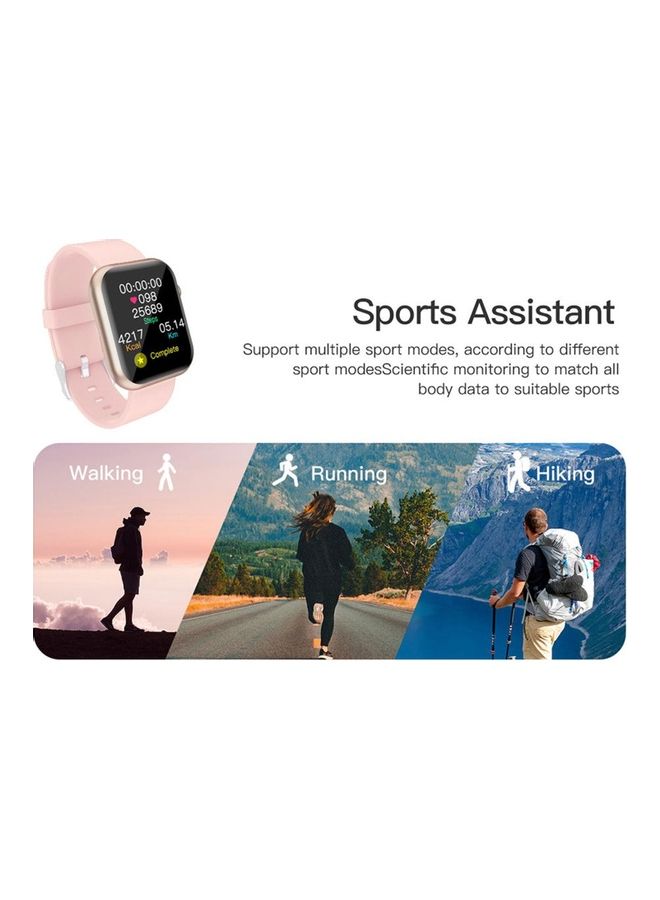 Sports Smartwatch Gold/Pink