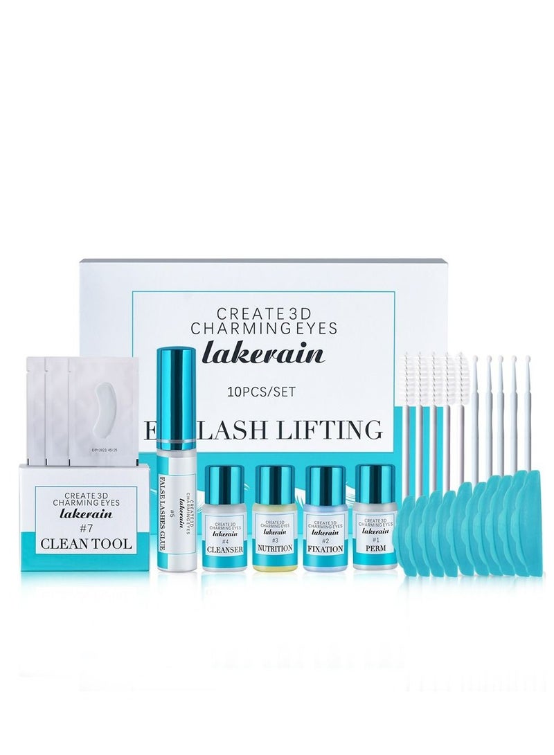 Lash Lift Eyelash Perming Kit with Nutrition and Additional Tools for Easy Application