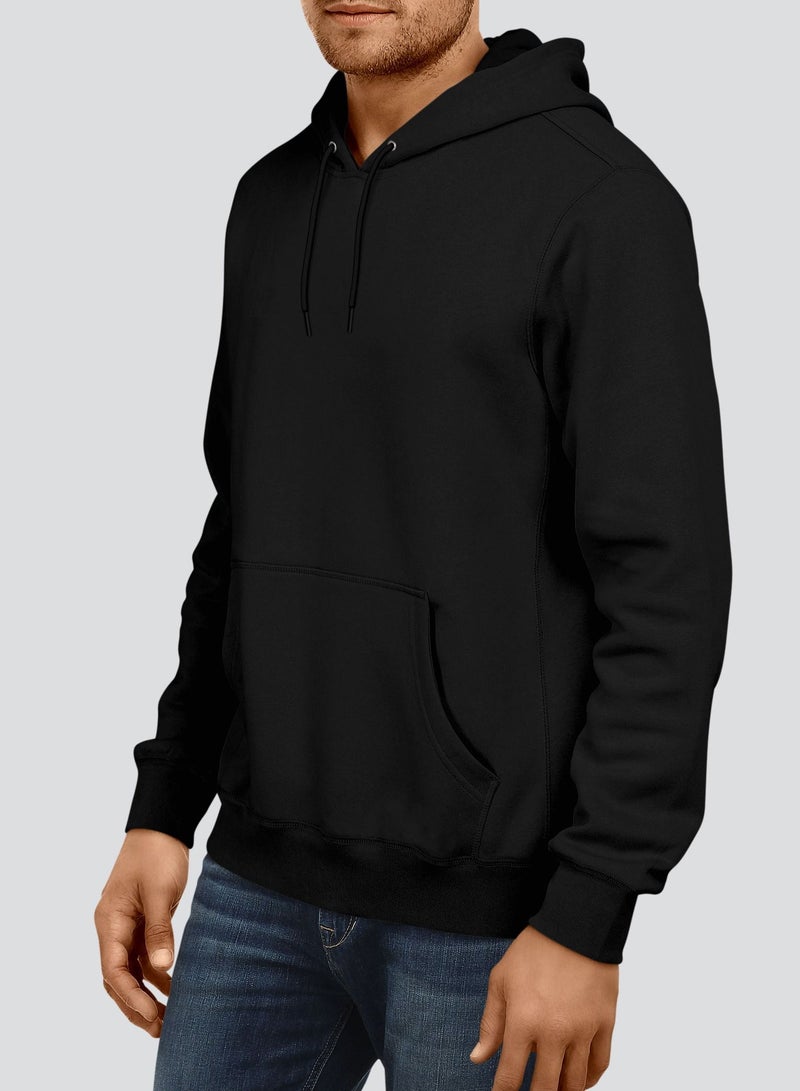Premium Hoodie - Black - Made in UAE - Unisex