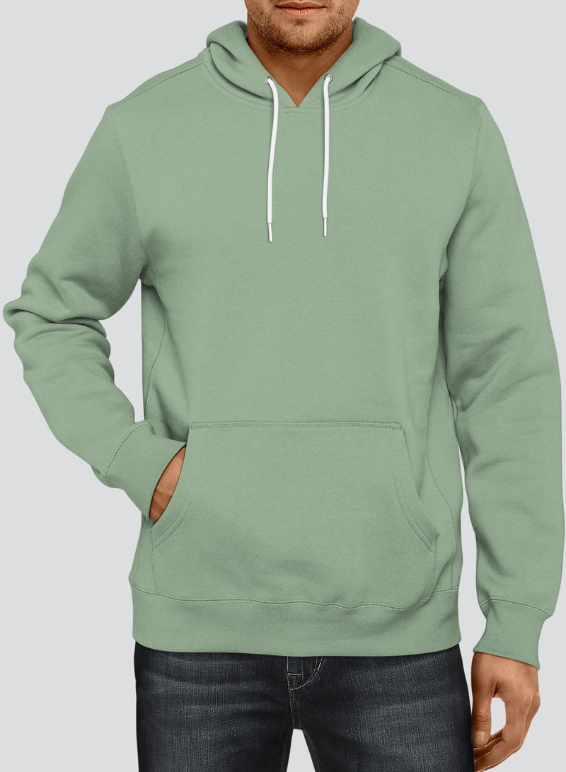 Premium Hoodie - Pastel Green - Made in UAE - Unisex