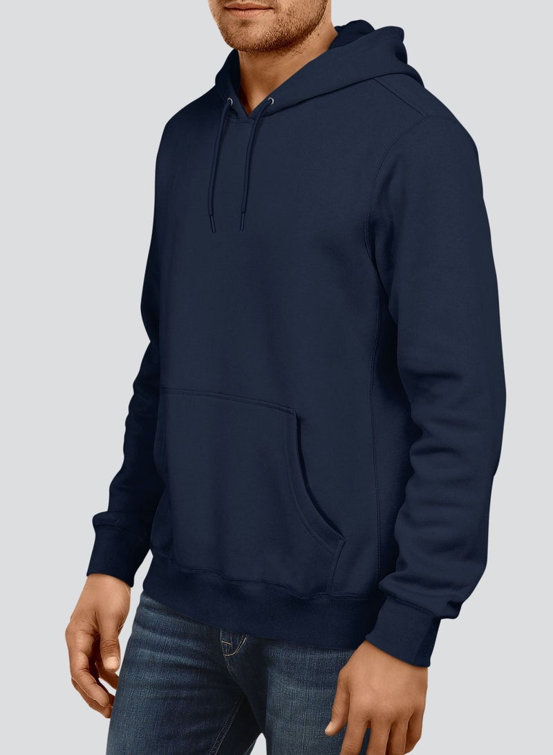 Premium Hoodie - Navy Blue - Made in UAE - Unisex