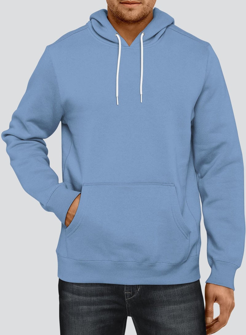 Premium Hoodie - Pastel Blue - Made in UAE - Unisex