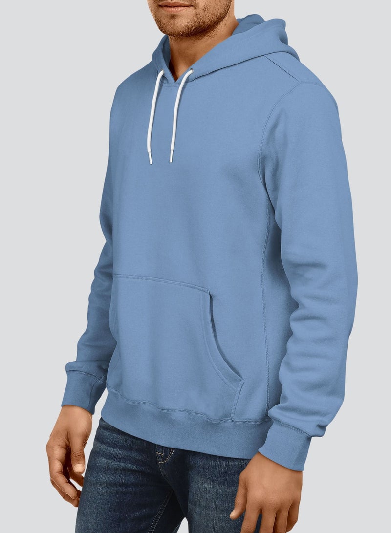 Premium Hoodie - Pastel Blue - Made in UAE - Unisex