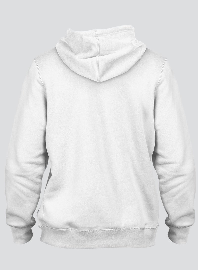 Premium Hoodie - White - Made in UAE - Unisex