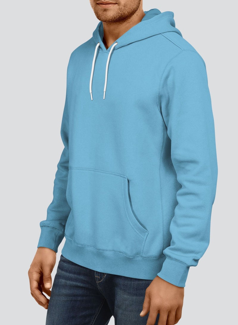 Premium Hoodie - Sky Blue - Made in UAE - Unisex
