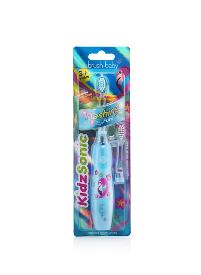 New Kidzsonic Flamingo Electric Toothbrush 3+