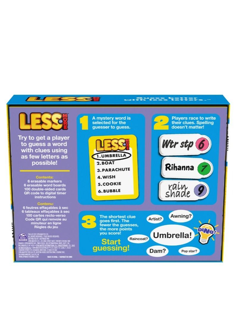Less is More Board Game