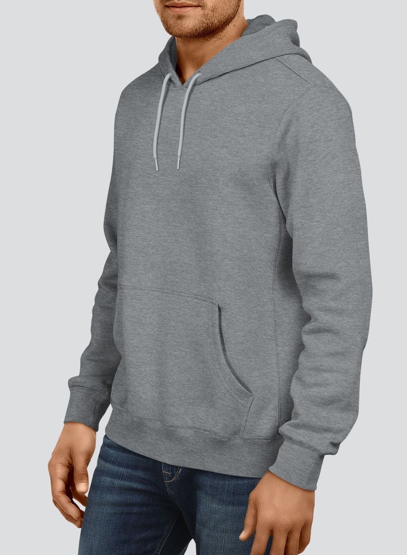 Premium Hoodie - Heather Gray - Made in UAE - Unisex