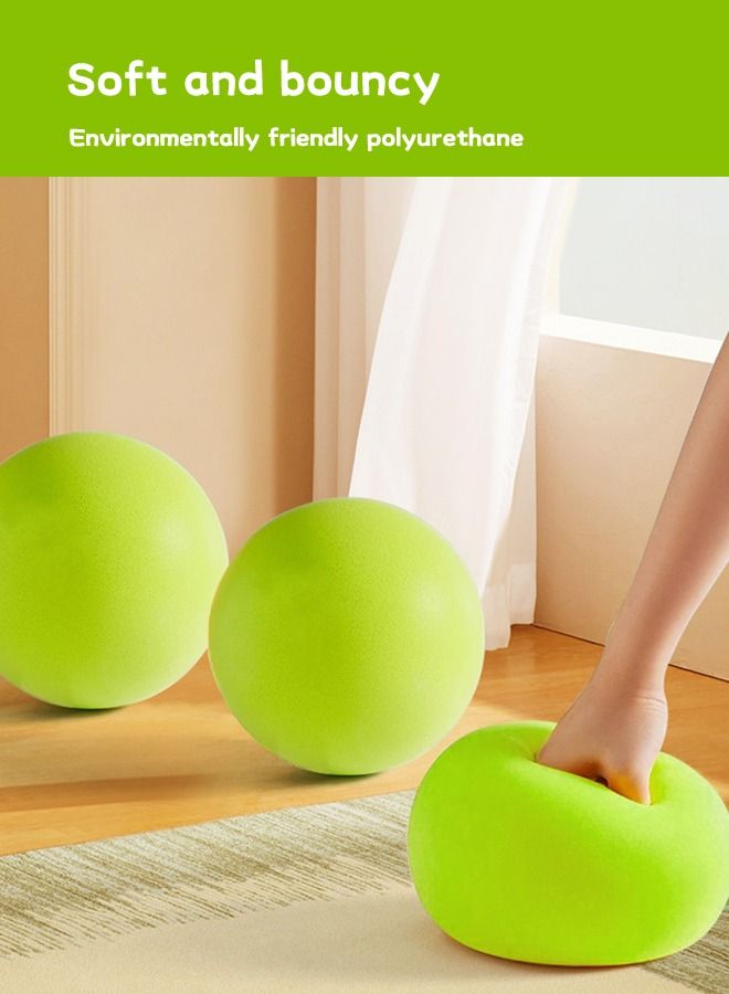 High Density Foam Ball Indoor Mute Ball Soft Foam Ball, 7-Inch Kids Foam Sports Balls Bouncing Balls Sponge Silent Balls for Home-Playing Lightweight and Easy to Grasp