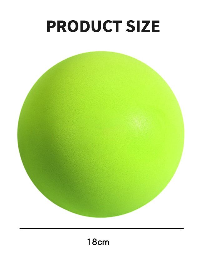 High Density Foam Ball Indoor Mute Ball Soft Foam Ball, 7-Inch Kids Foam Sports Balls Bouncing Balls Sponge Silent Balls for Home-Playing Lightweight and Easy to Grasp