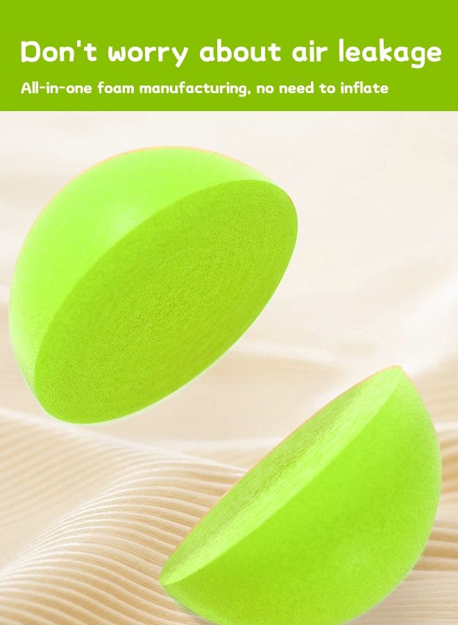 High Density Foam Ball Indoor Mute Ball Soft Foam Ball, 7-Inch Kids Foam Sports Balls Bouncing Balls Sponge Silent Balls for Home-Playing Lightweight and Easy to Grasp