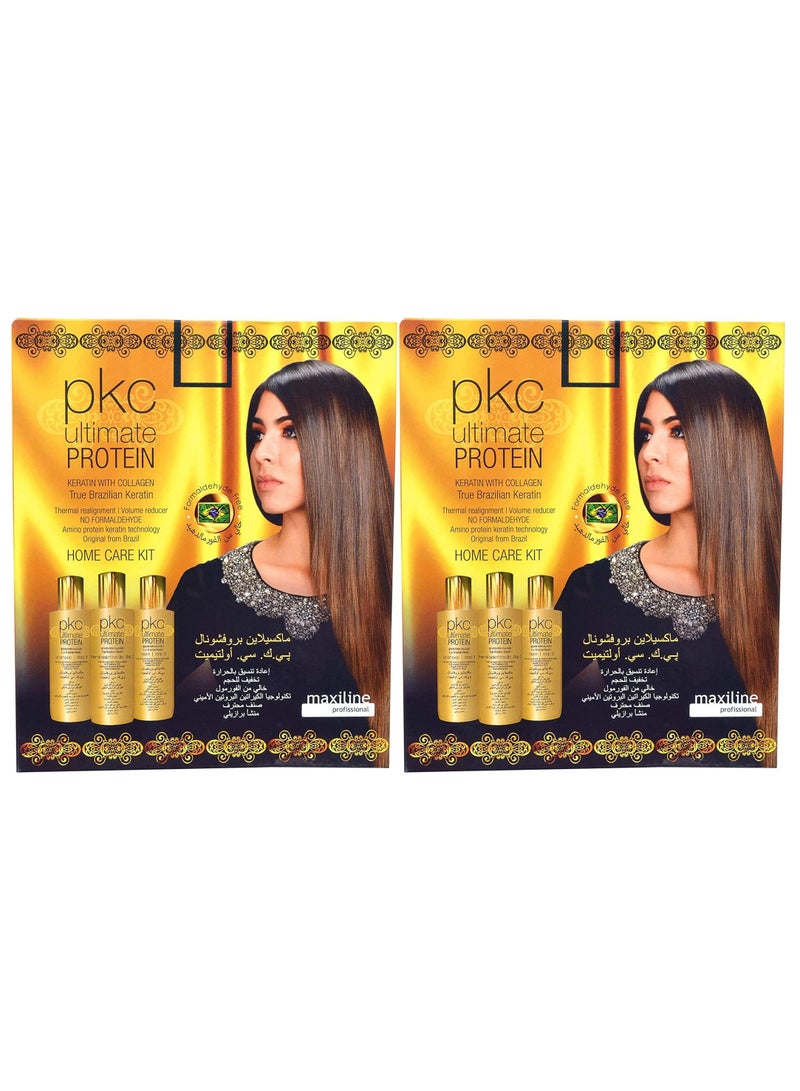 Ultimate Protein Keratin with Collagen Home Care Kit 2 Pack